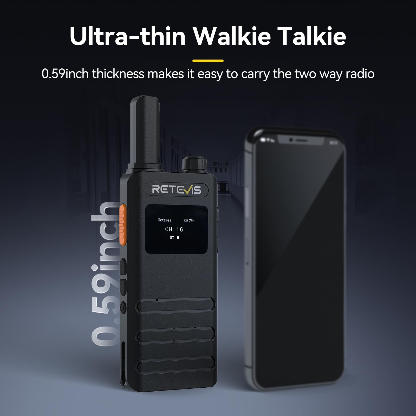 Foto 5 pulgar | Walkie Talkies Retevis B3s Para Adultos Con Pantalla Lcd, Paquete De 10 - Venta Internacional.