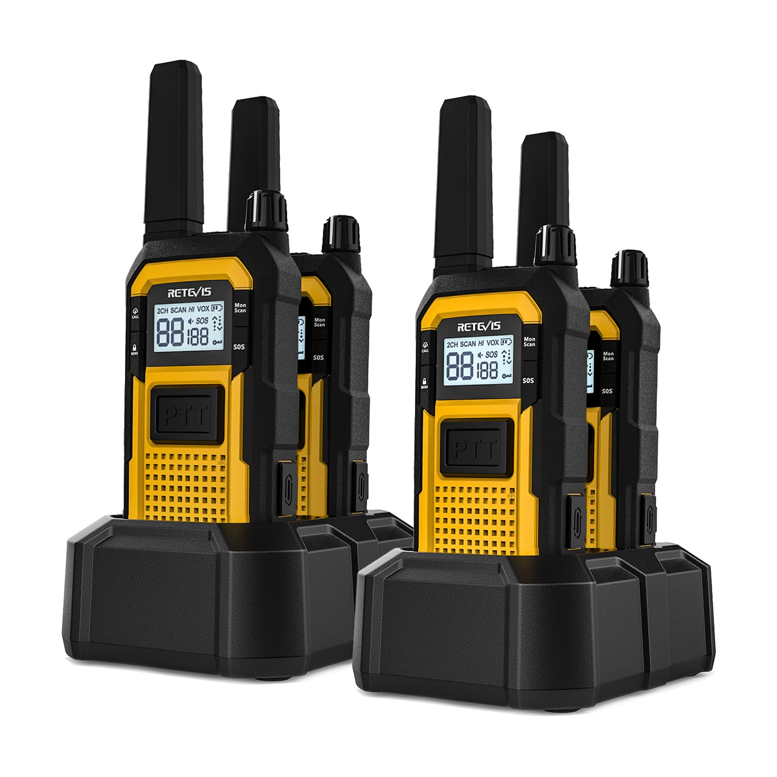 Foto 2 pulgar | Walkie Talkies Retevis Rb48, Resistentes Al Agua, Paquete De 4 Unidades - Venta Internacional.
