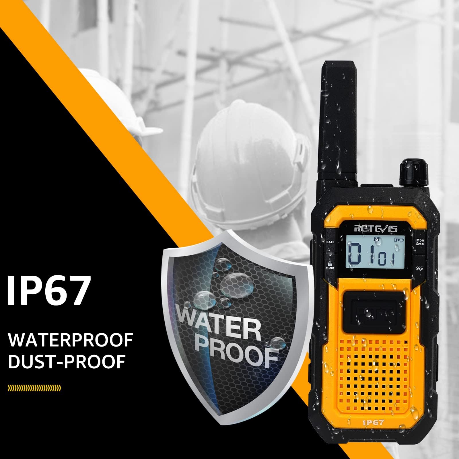 Foto 3 pulgar | Walkie Talkies Retevis Rb48, Resistentes Al Agua, Paquete De 4 Unidades - Venta Internacional.