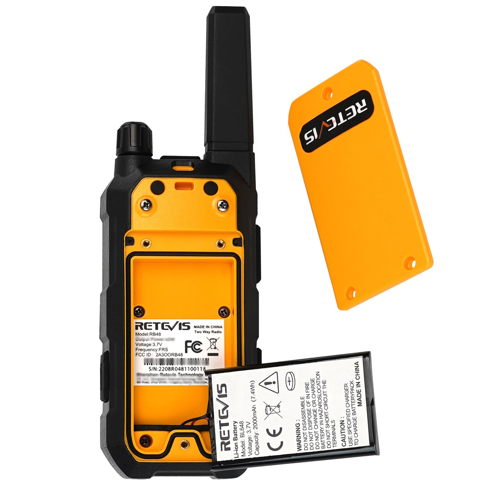 Foto 8 pulgar | Walkie Talkies Retevis Rb48, Resistentes Al Agua, Paquete De 4 Unidades - Venta Internacional.