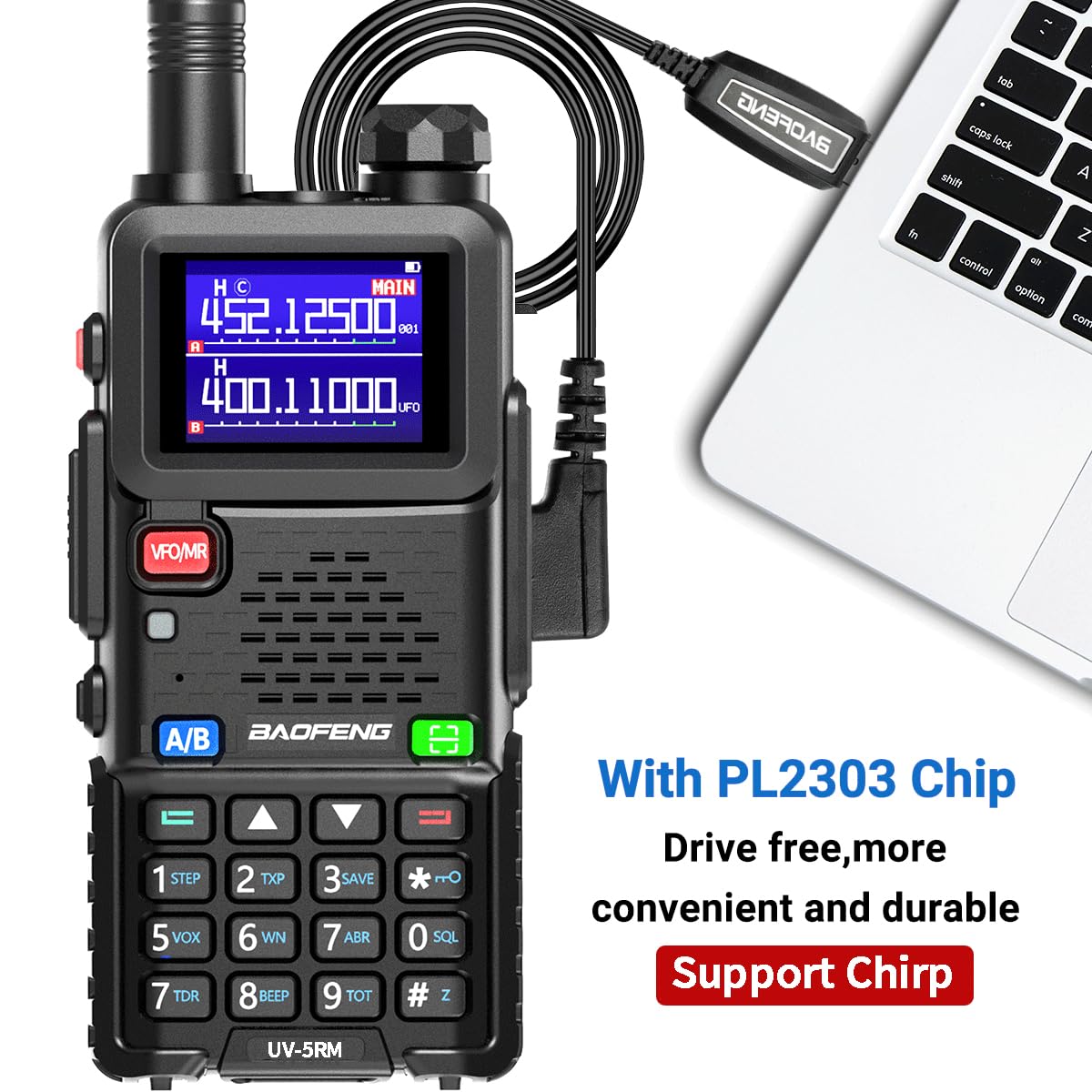 Foto 7 | Walkie Talkies Baofeng 5rm, 10 W, Dispositivo Portátil De Largo Alcance, Paquete De 2 Unidades - Venta Internacional.