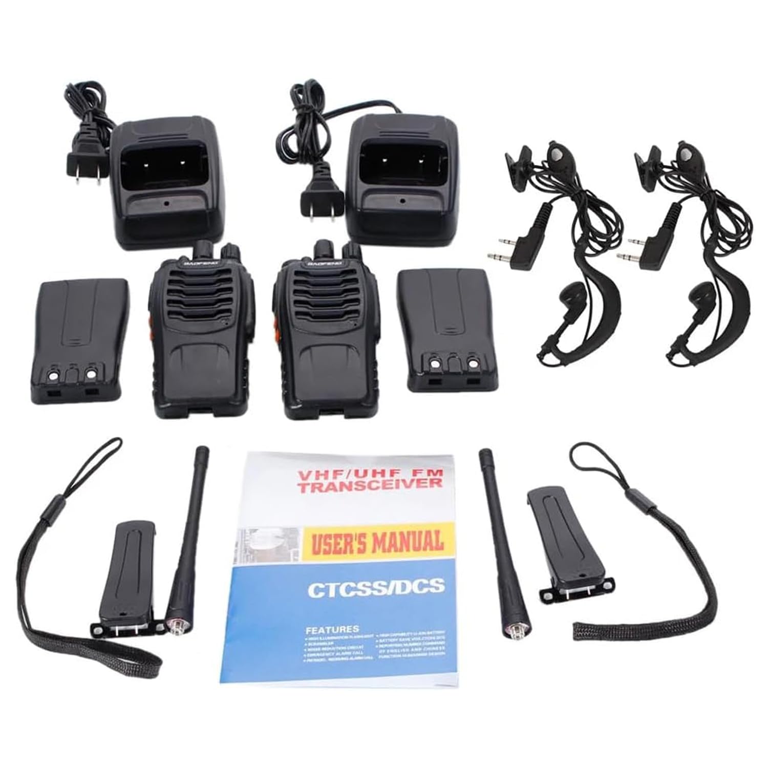 Foto 7 pulgar | Walkie Talkies Baofeng 888s Recargables De Largo Alcance  Paquete De 2 - Venta Internacional.