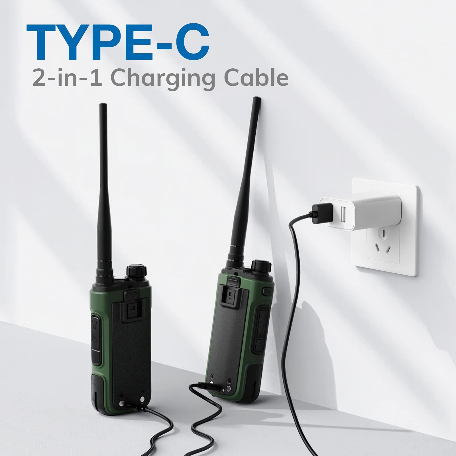 Foto 3 pulgar | Walkie Talkies Portátiles Baofeng G11s Recargables Con Radio Gmrs - Venta Internacional.