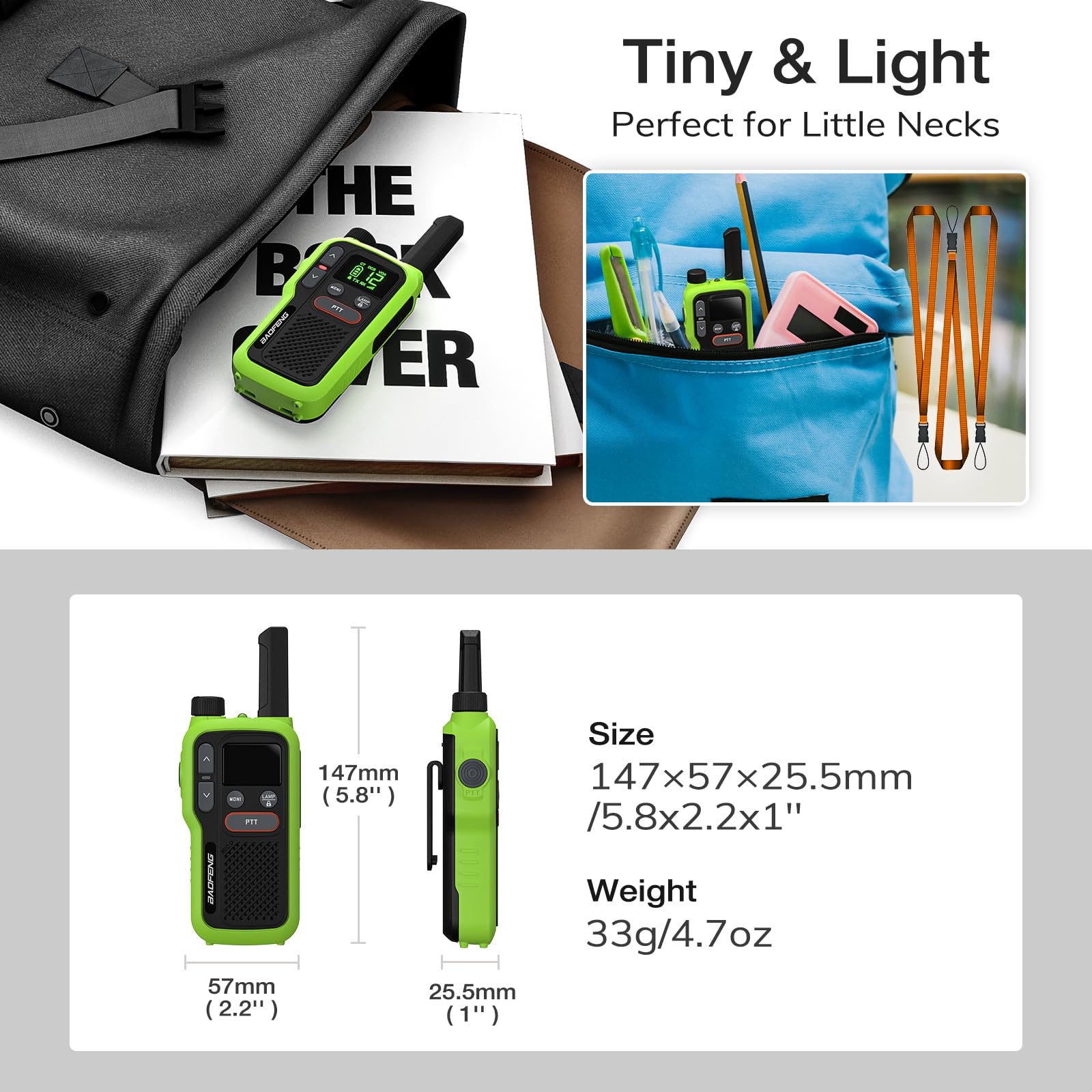 Foto 8 pulgar | Walkie Talkies Baofeng Gt-18 Para Niños Y Adultos  Paquete De 3  Amarillo  Verde Y Azul - Venta Internacional.
