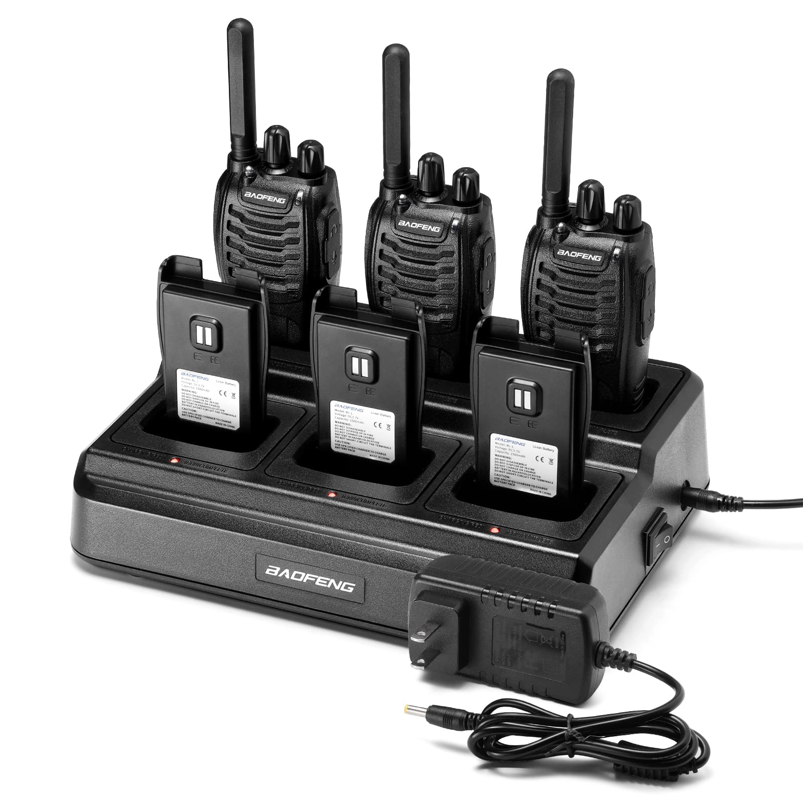 Foto 5 | Walkie Talkies Baofeng Bf-88st De Largo Alcance (paquete De 6) Negros - Venta Internacional.