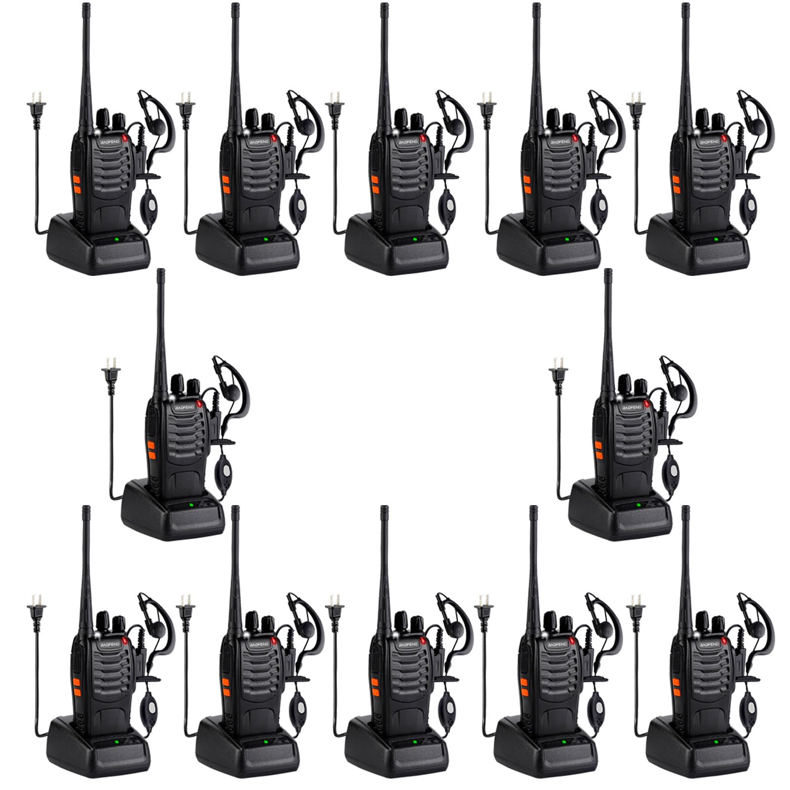 Foto 2 pulgar | Walkie Talkies Baofeng 888s Recargables De Largo Alcance (paquete De 12) - Venta Internacional.