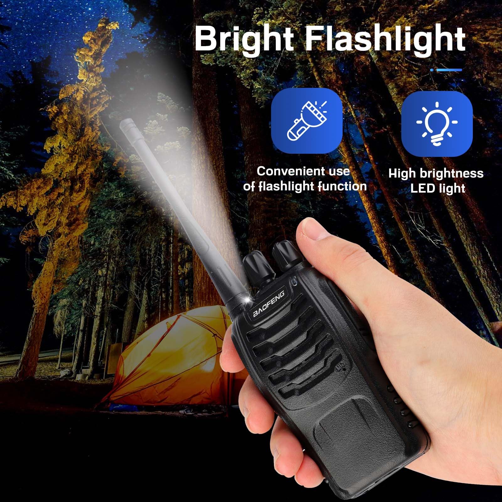 Foto 5 pulgar | Walkie Talkies Baofeng 888s Recargables De Largo Alcance (paquete De 12) - Venta Internacional.