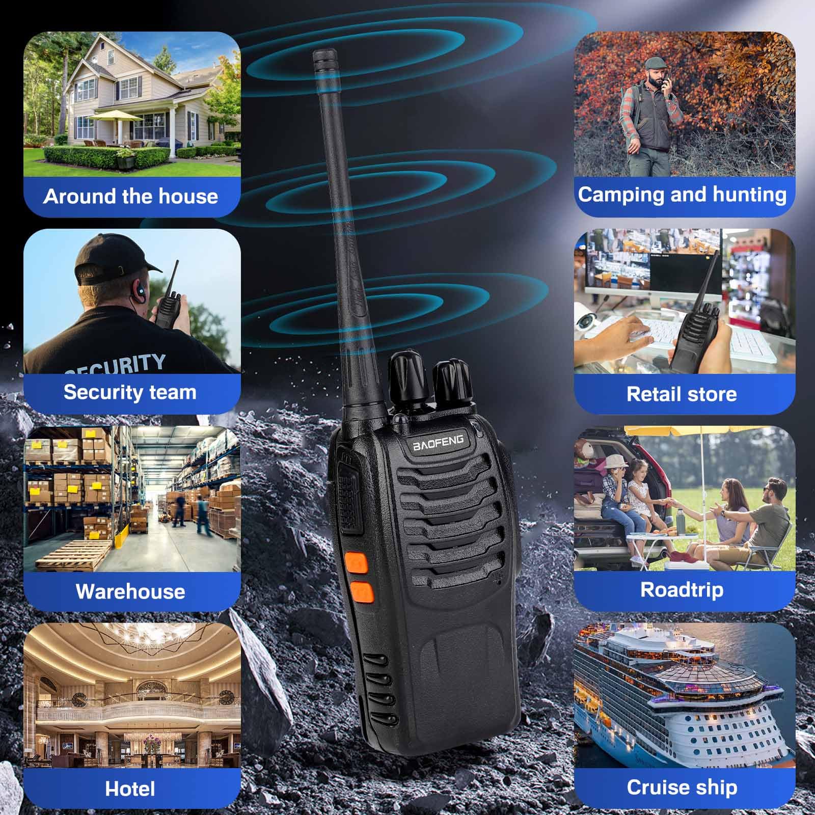 Foto 5 | Walkie Talkies Baofeng 888s Recargables De Largo Alcance (paquete De 12) - Venta Internacional.