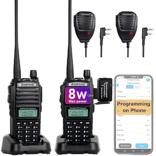 Foto 1 | Walkie Talkies Baofeng Uv-82 De Alta Potencia Paquete De 2 Con Accesorios - Venta Internacional.
