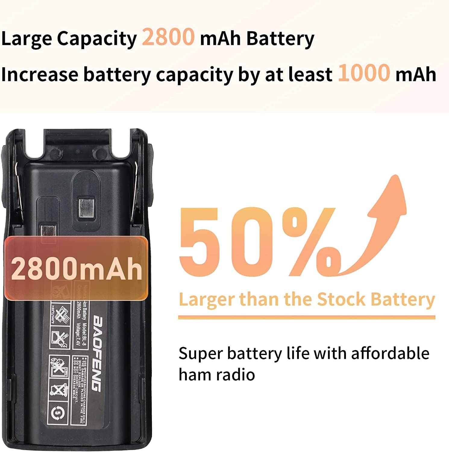 Foto 5 pulgar | Walkie Talkies Baofeng Uv-82 De Alta Potencia  Paquete De 2 Con Accesorios - Venta Internacional.