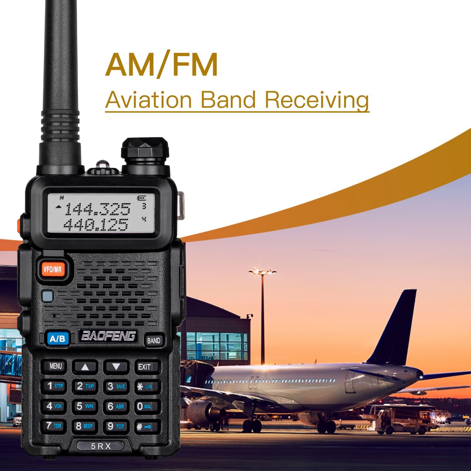 Foto 7 | Radio Bidireccional Baofeng 5rx Vhf/uhf  Paquete De 2 Unidades Con Accesorios - Venta Internacional.