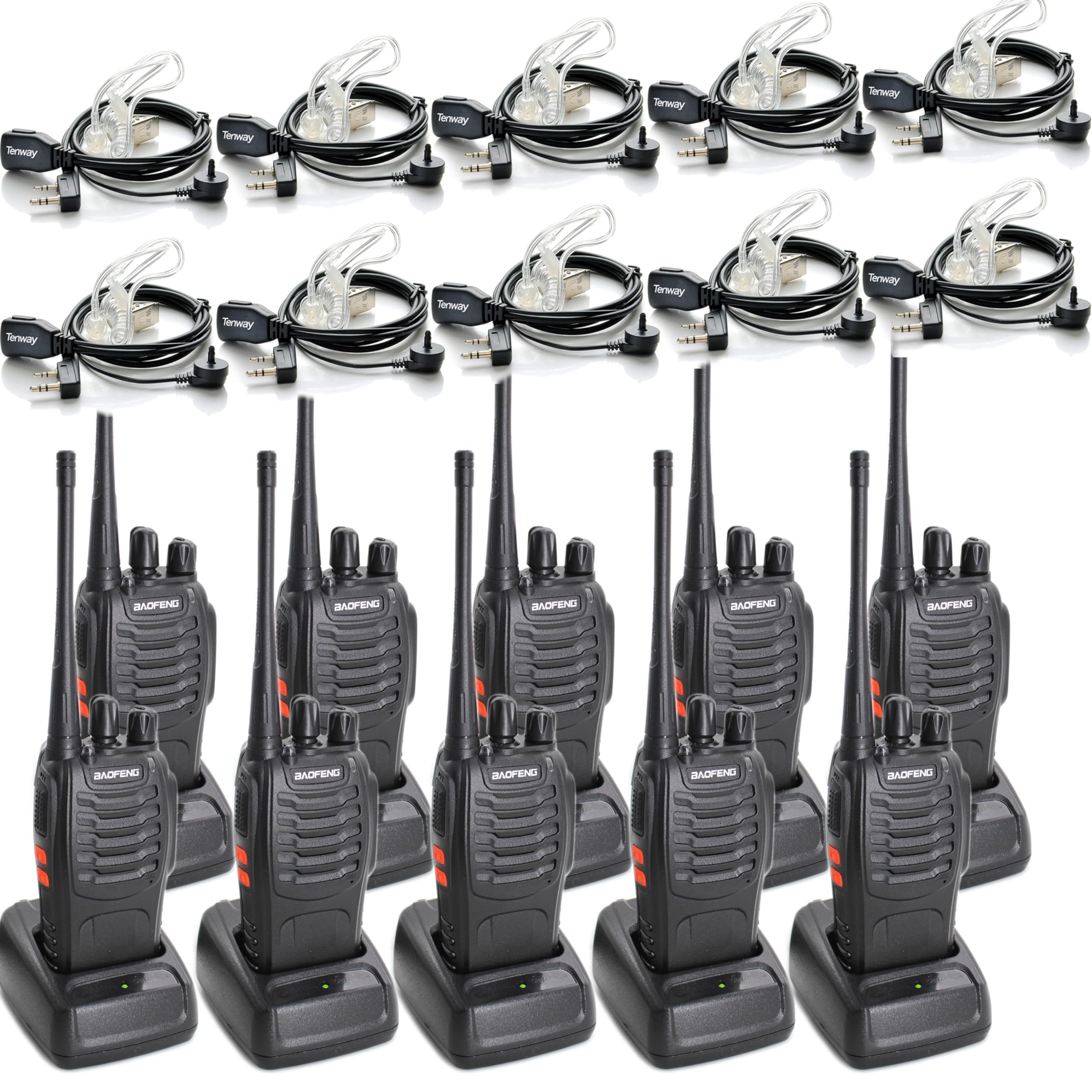 Foto 1 | Radio Bidireccional Baofeng Bf-888s De Largo Alcance  16 Canales  Con Auricular - Venta Internacional.