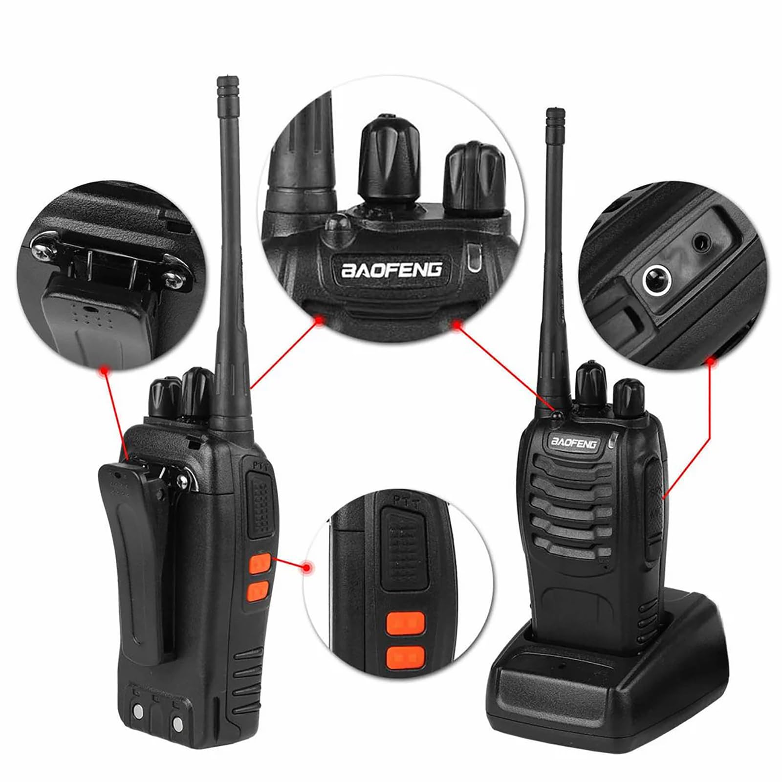 Foto 4 | Radio Bidireccional Baofeng Bf-888s De Largo Alcance  16 Canales  Con Auricular - Venta Internacional.