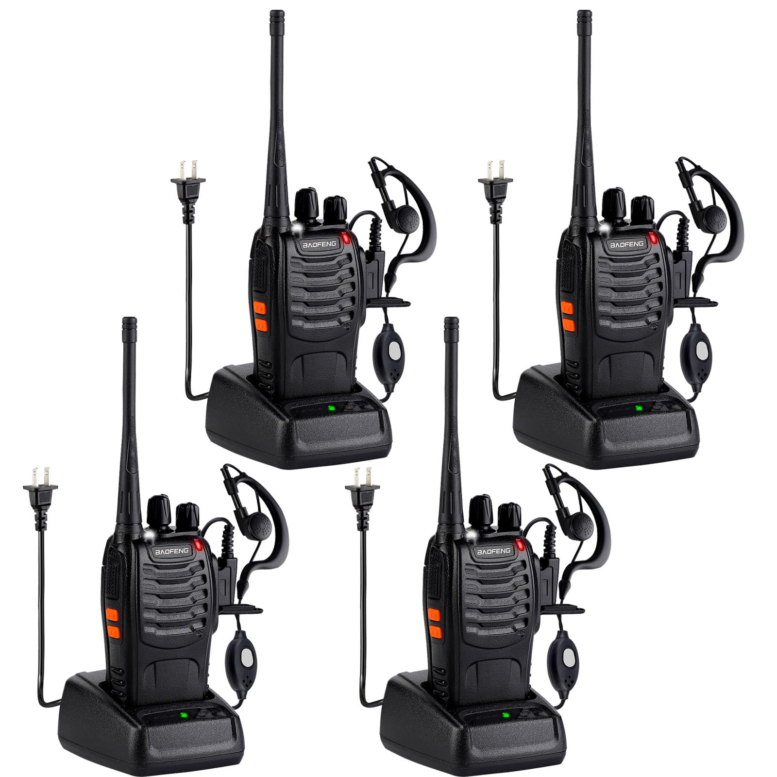 Foto 1 | Walkie Talkies Baofeng 888s Recargables De Largo Alcance (paquete De 4) - Venta Internacional.