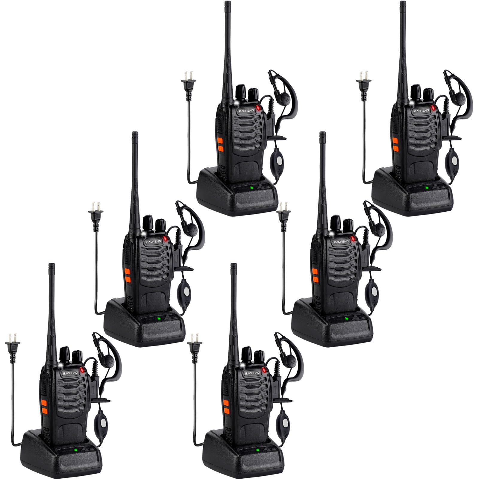 Foto 1 | Walkie Talkies Baofeng 888s Recargables De Largo Alcance (paquete De 6) - Venta Internacional.