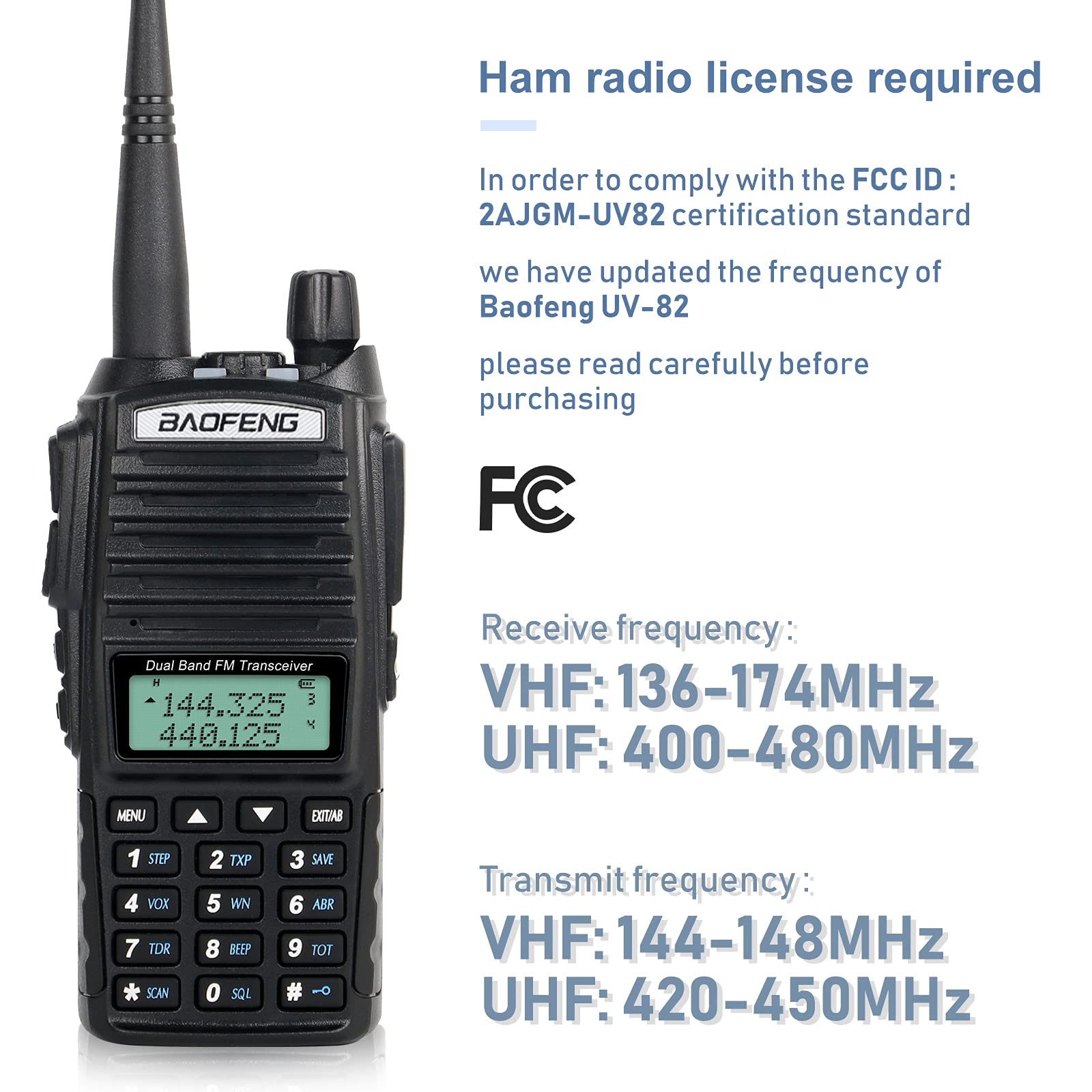 Foto 7 pulgar | Radio Bidireccional Baofeng Uv-82 Ham Radio 144-148/420-450 Mhz (paquete De 5) - Venta Internacional.