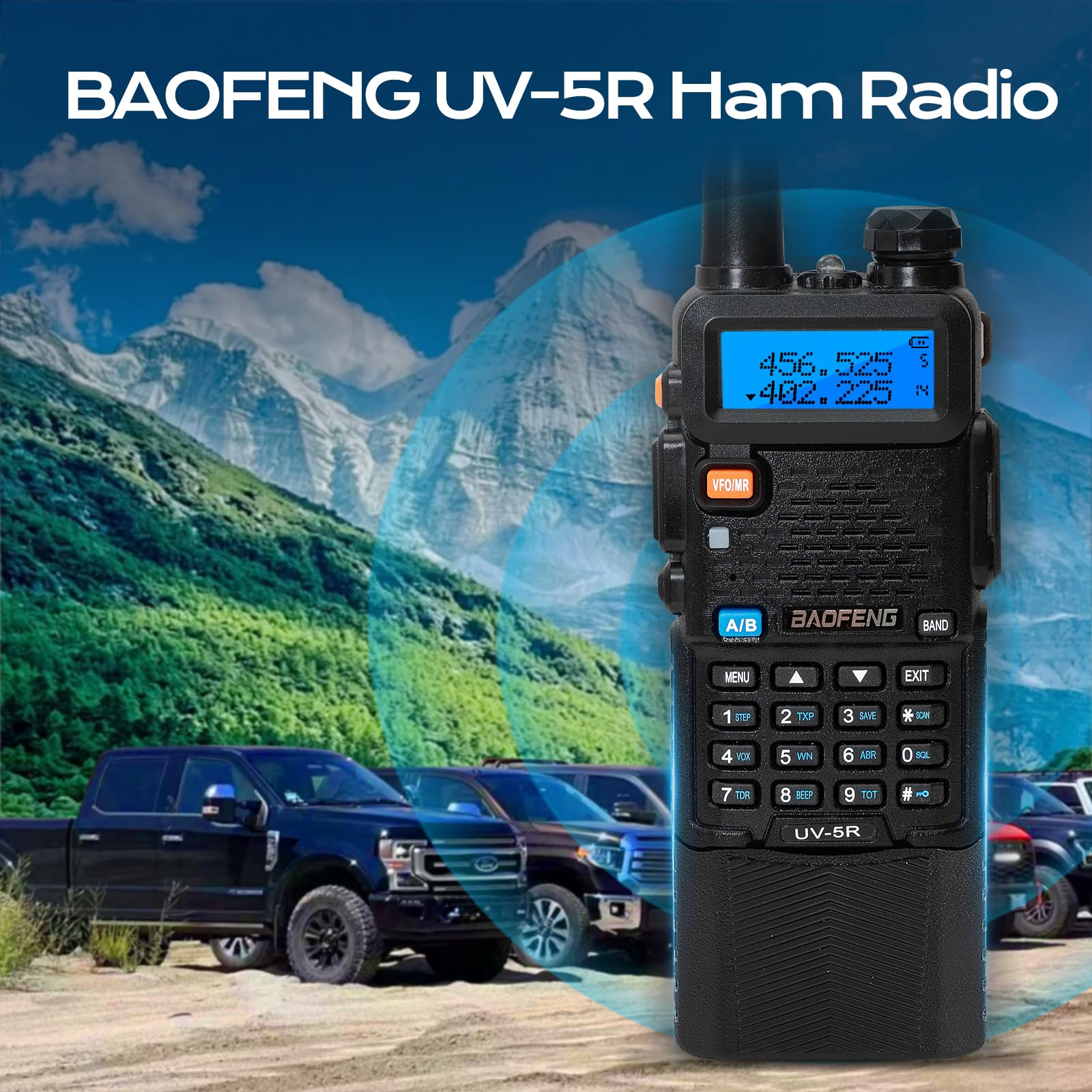 Foto 7 | Ham Radio Baofeng Uv-5r  Portátil  8 W  Largo Alcance  3800 Mah  Paquete De 2 Unidades - Venta Internacional.