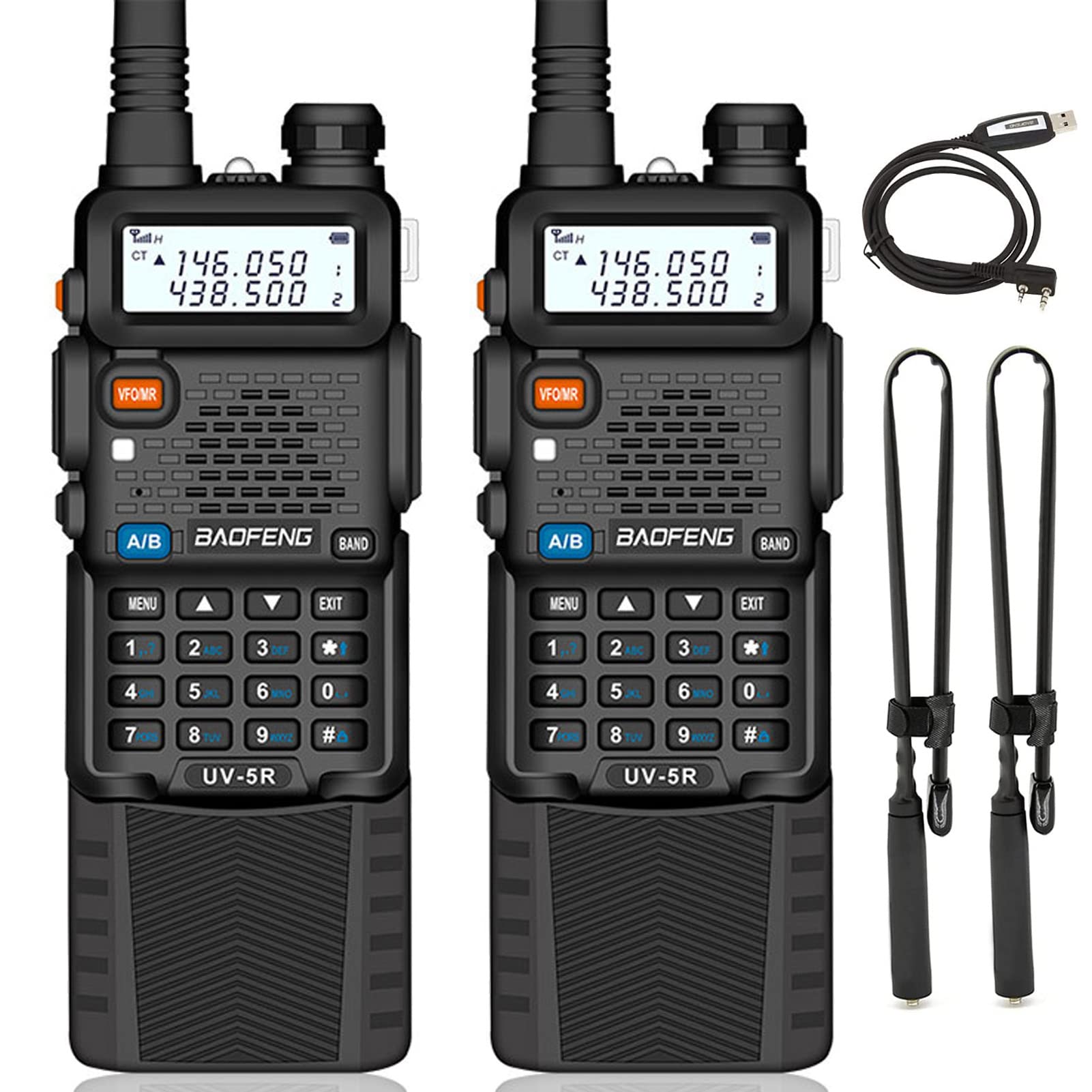 Foto 2 pulgar | Radio Bidireccional Baofeng Uv-5r Plus 8w Vhf/uhf Para Adultos  Paquete De 2 - Venta Internacional.