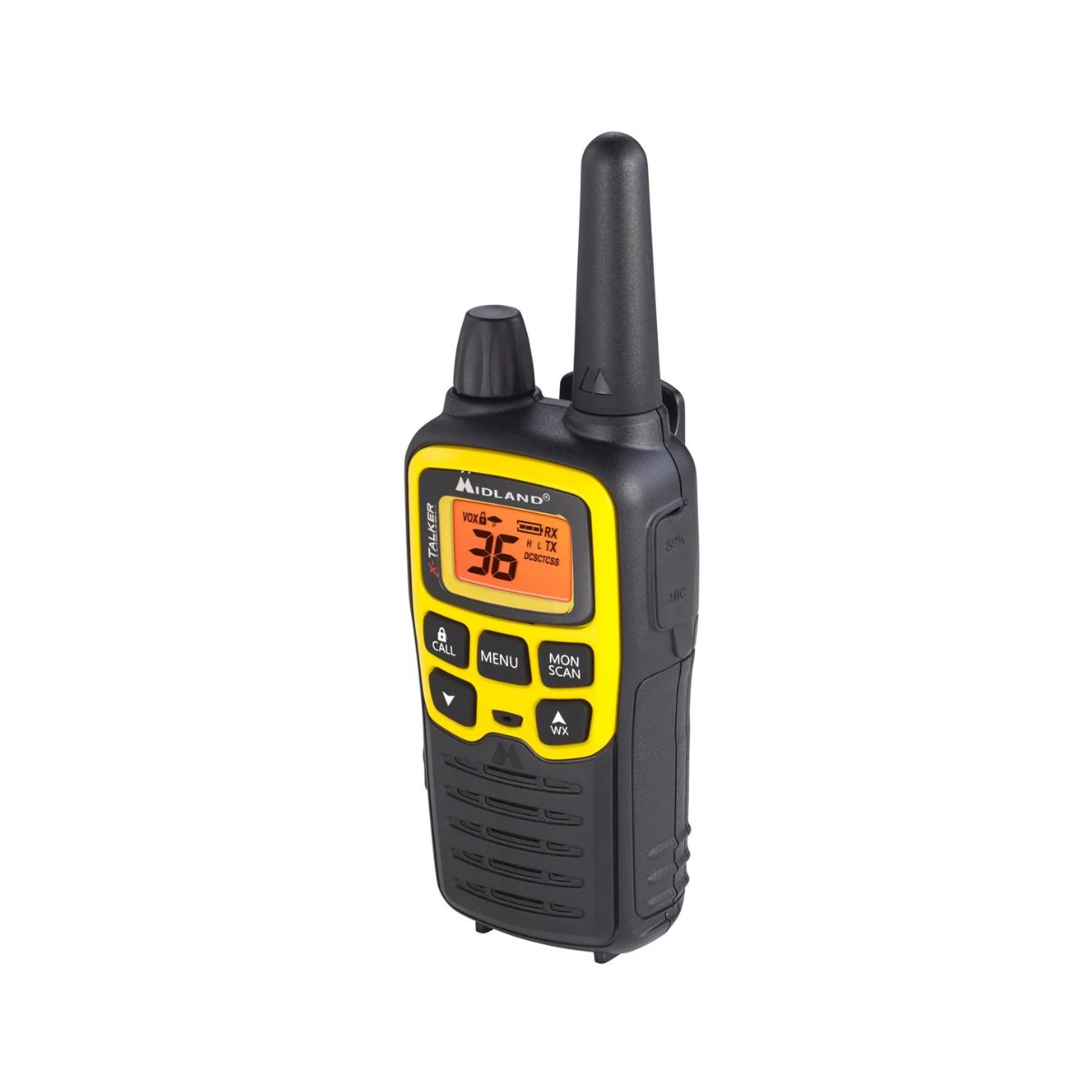 Foto 4 pulgar | Radio Midland color Negro de Dos Vías con Base de Carga 36 Canales 32 Millas  2 Piezas