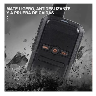 Foto 3 | Radios Walkie Talkie Eo Safe Imports ESI-4861 color Negro 2 Piezas