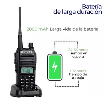 Foto 3 | Radio Baofeng Uv-82 Uhf Manos Libres Walkie-talkie 10km M39-c