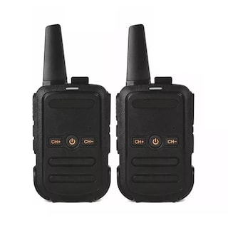 Foto 1 | Radio Walkie Talkie Recargable Eo Safe Imports Esi-6457 Altavoces con Micrófono Negro 2 Piezas
