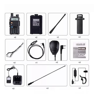 Foto 4 | Radios Walkie Talkie Eo Safe Imports Esi8637 color Negro 2 Piezas