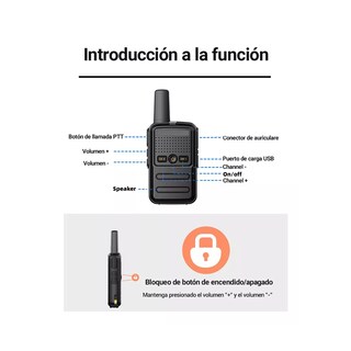Foto 3 | Radios Walkie Talkie Eo Safe Imports Esi8635 2 Piezas