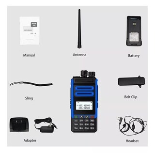 Foto 2 | Walkie Talkies Eo Safe Imports ESI-10955 Multicolor Baofeng 10w H7 UHF VHF con Auricular