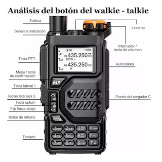 Foto 2 | Radios Walkie Talkies Manos Libres 2pcs Eo Safe Imports Esi-13072 Negro