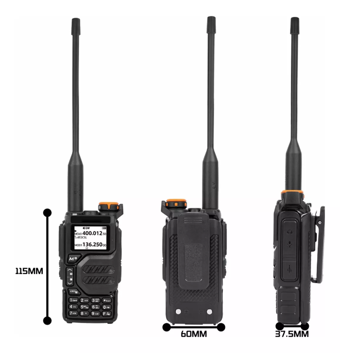 Foto 4 pulgar | Radios Walkie Talkies Manos Libres 2pcs  Eo Safe Imports Esi-13072 Negro