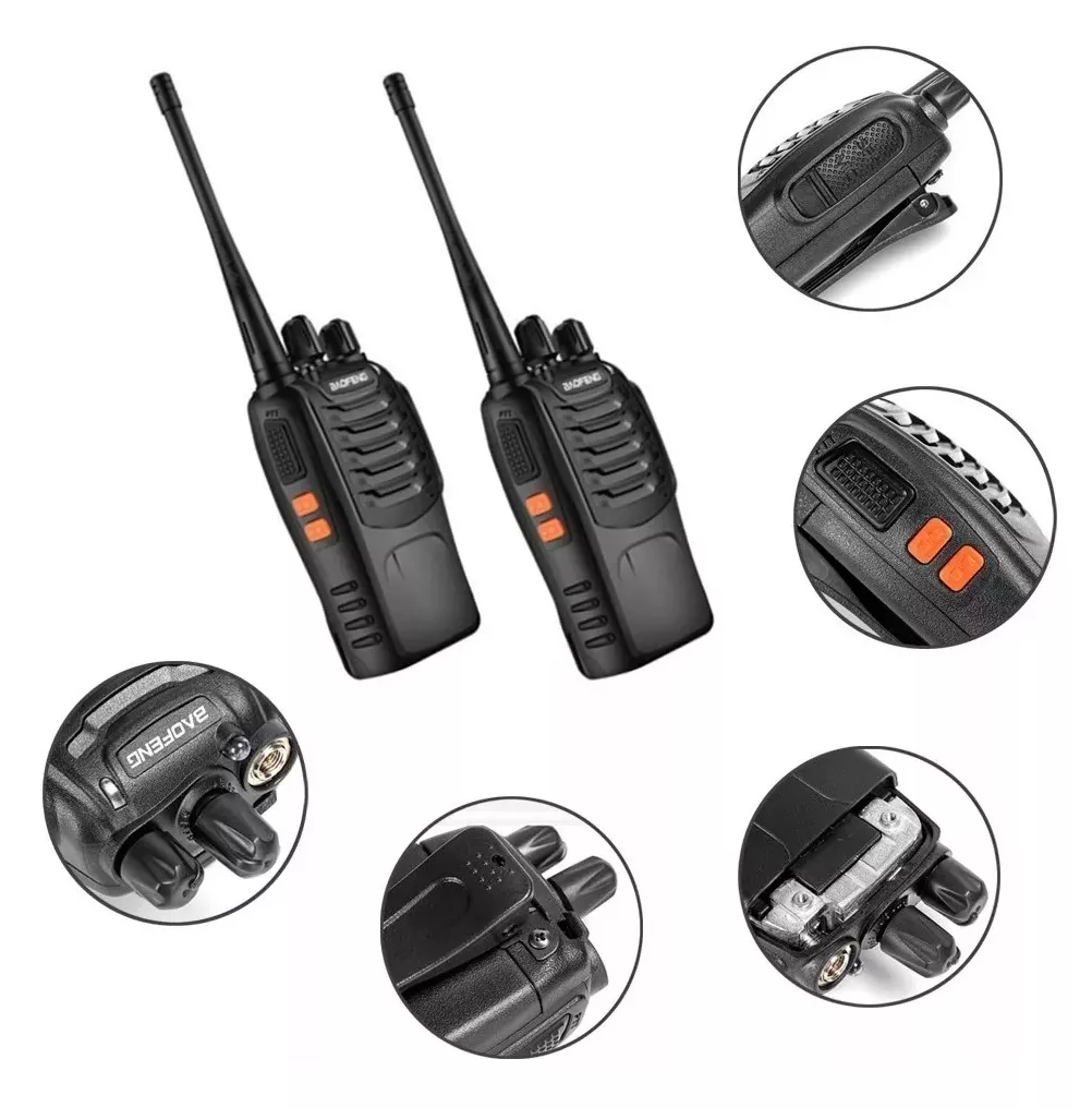 Foto 6 pulgar | Radios Baofeng Walkie Talkies Bf-888s Kit 2 Piezas