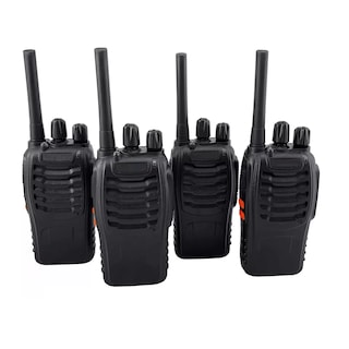 Foto 1 | Radios Walkie Talkie Pack X4 Eo Safe Imports Esi-16155 Negro