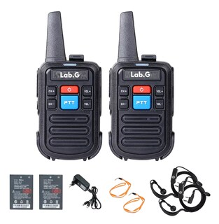 Foto 1 | Radios Walkie Recargables Usb BaoFeng Bf-c50 2 Piezas Negros