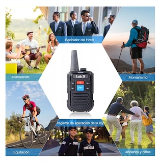 Foto 2 | Radios Walkie Recargables Usb BaoFeng Bf-c50 2 Piezas Negros