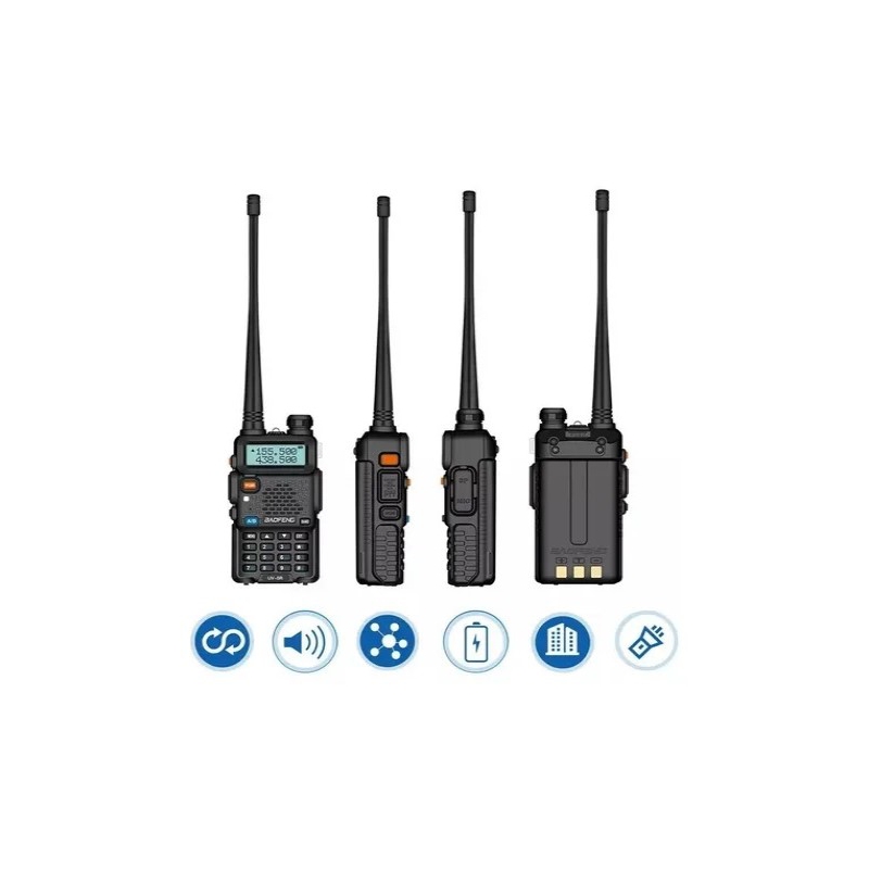 Foto 7 pulgar | Transmisor De Radio Walkie Talkie Baofeng Uv-5r 520 Mhz 3800 Mah - Venta Internacional.