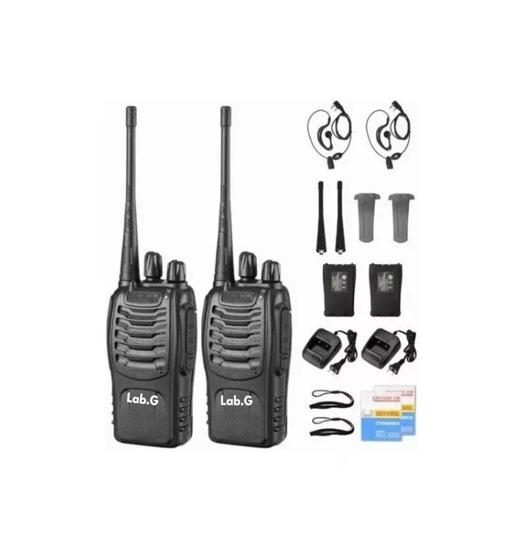 Foto 3 pulgar | Radios Walkie Talkies Bf-888s Kit 2 Pc Manos Libres