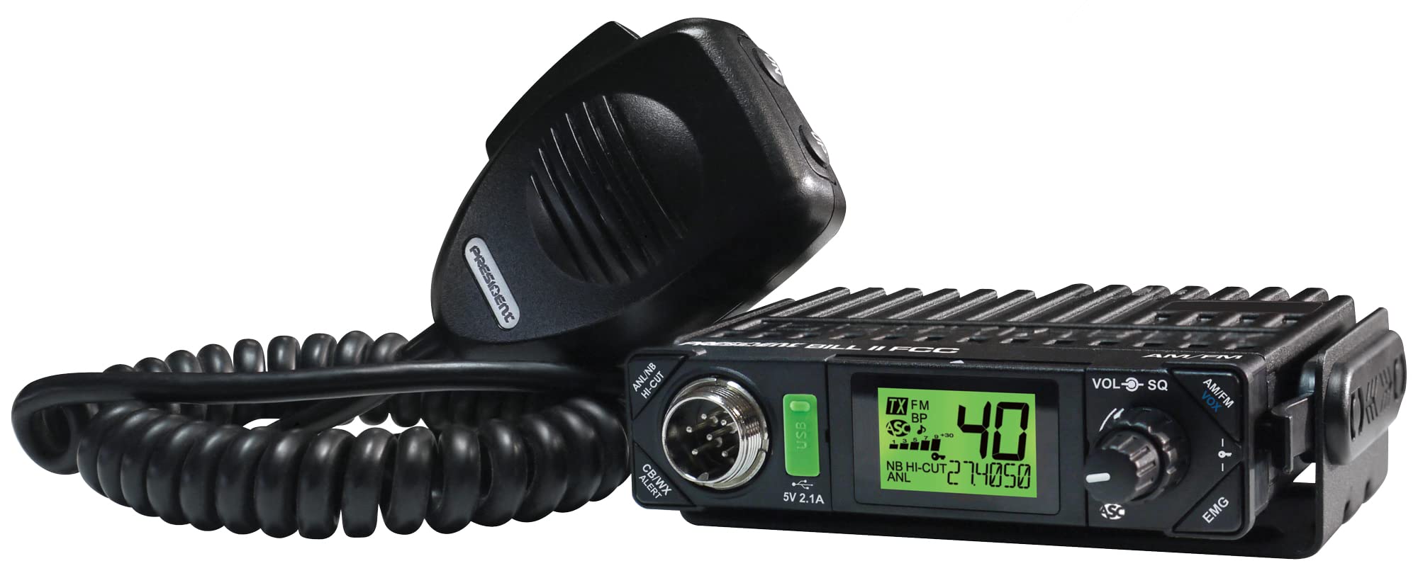 Foto 3 pulgar | Cb Radio President Electronics Bill Ii Fcc Ultracompact - Venta Internacional.