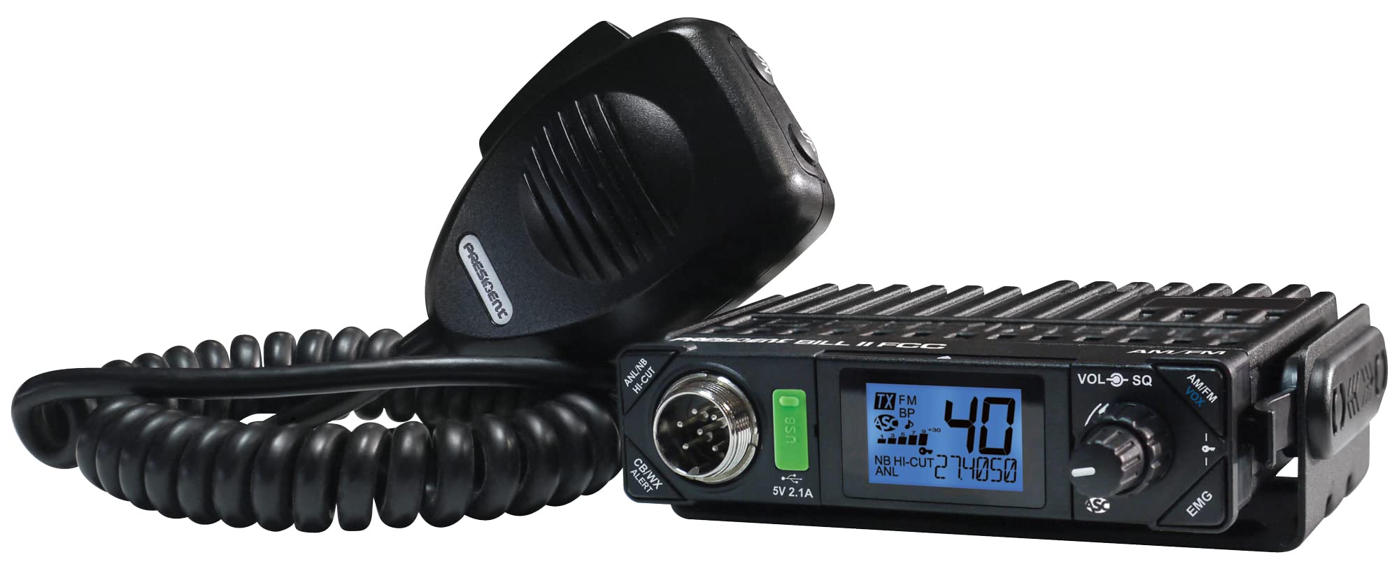 Foto 4 pulgar | Cb Radio President Electronics Bill Ii Fcc Ultracompact - Venta Internacional.