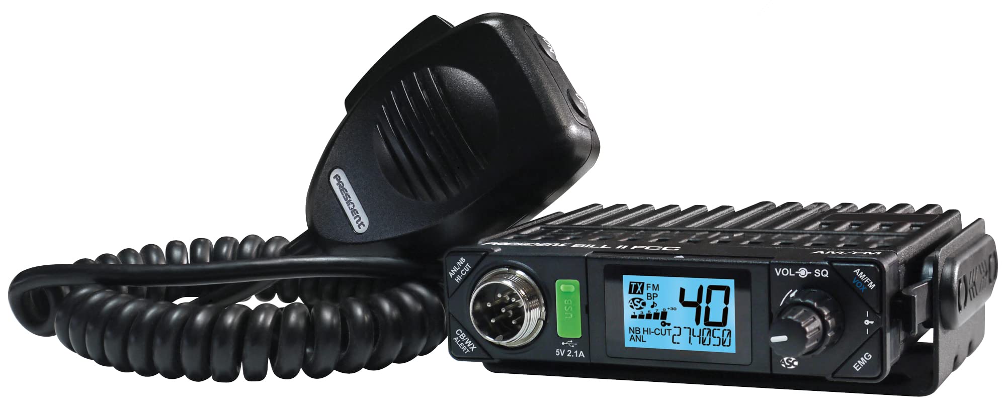Foto 4 | Cb Radio President Electronics Bill Ii Fcc Ultracompact - Venta Internacional.