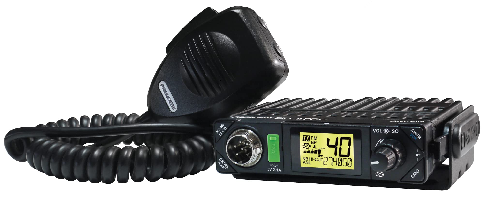Foto 6 pulgar | Cb Radio President Electronics Bill Ii Fcc Ultracompact - Venta Internacional.