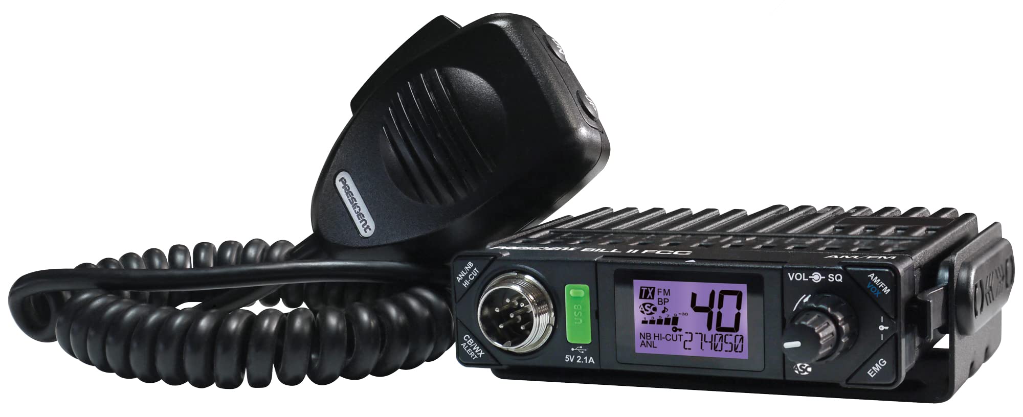 Foto 7 pulgar | Cb Radio President Electronics Bill Ii Fcc Ultracompact - Venta Internacional.