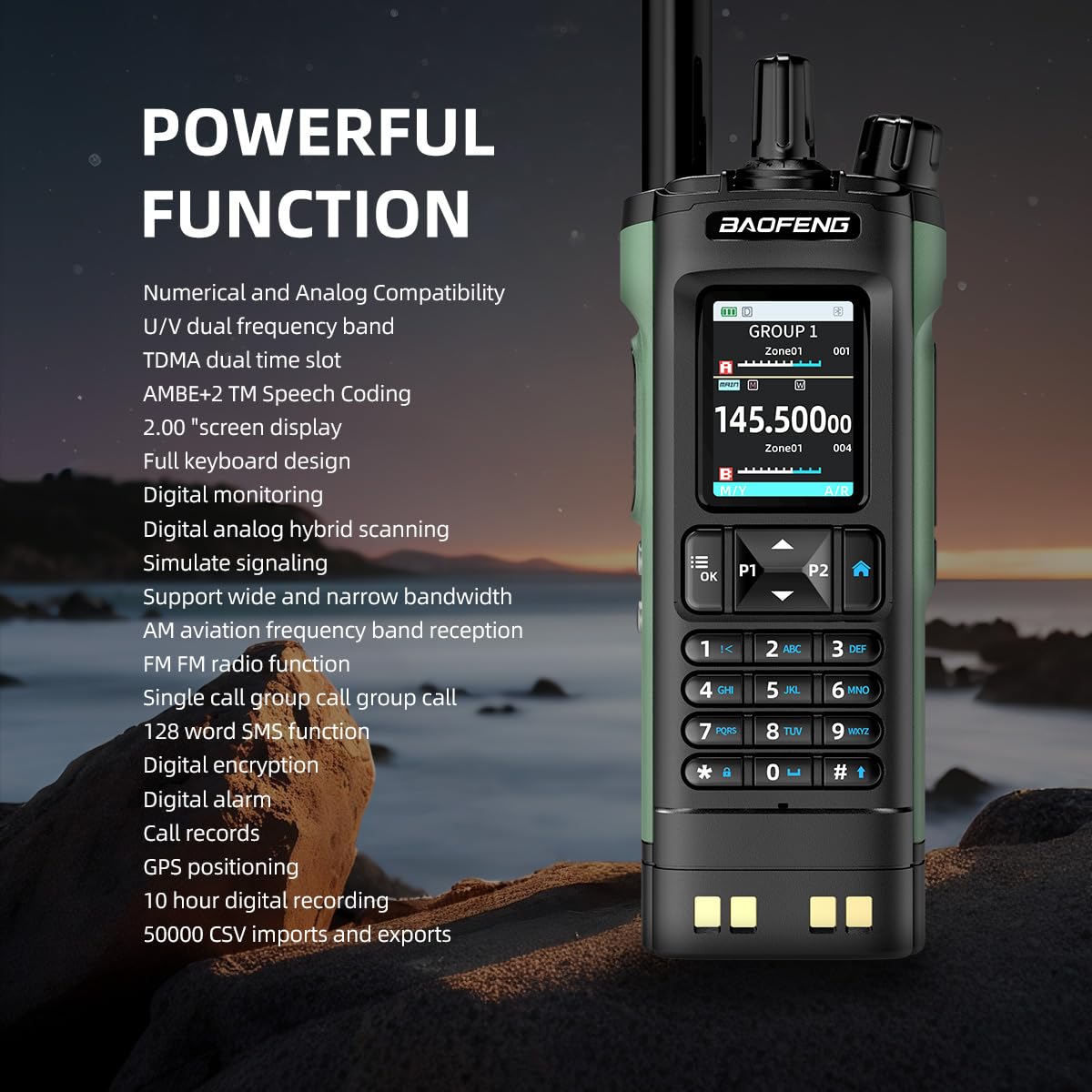 Foto 4 pulgar | Radio Bidireccional Baofeng Uv-32 Walkie Talkie Gps 10w Bluetooth - Venta Internacional.