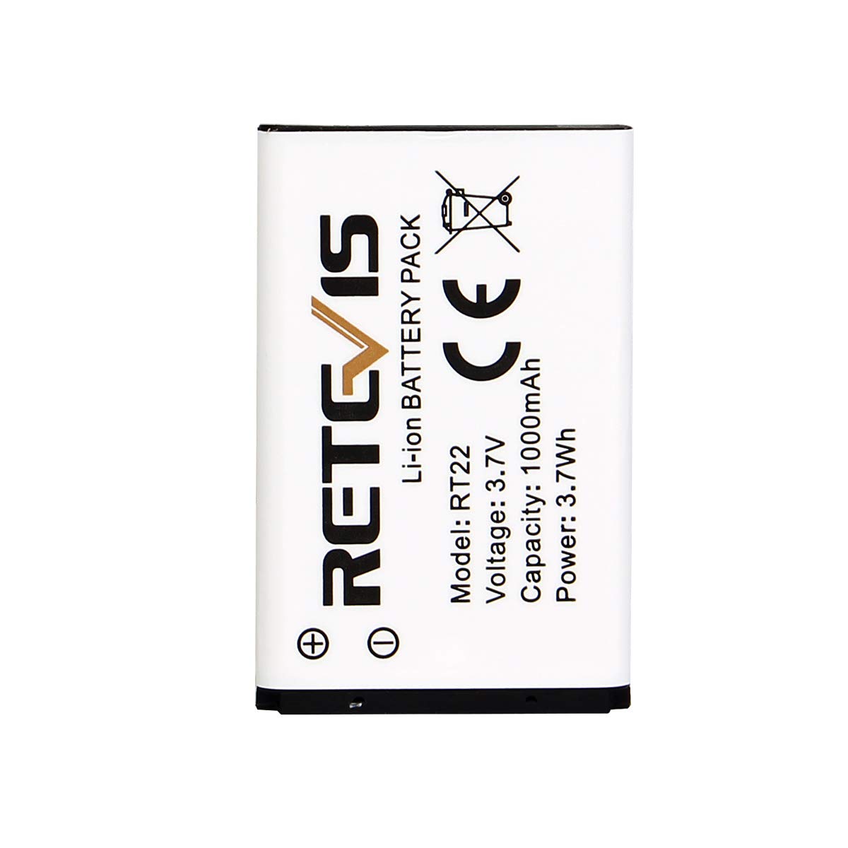 Foto 6 pulgar | Batería Retevis Rt22 Rt22s Rt15 Rt19 Original 1000 Mah 3,7 V - Venta Internacional.