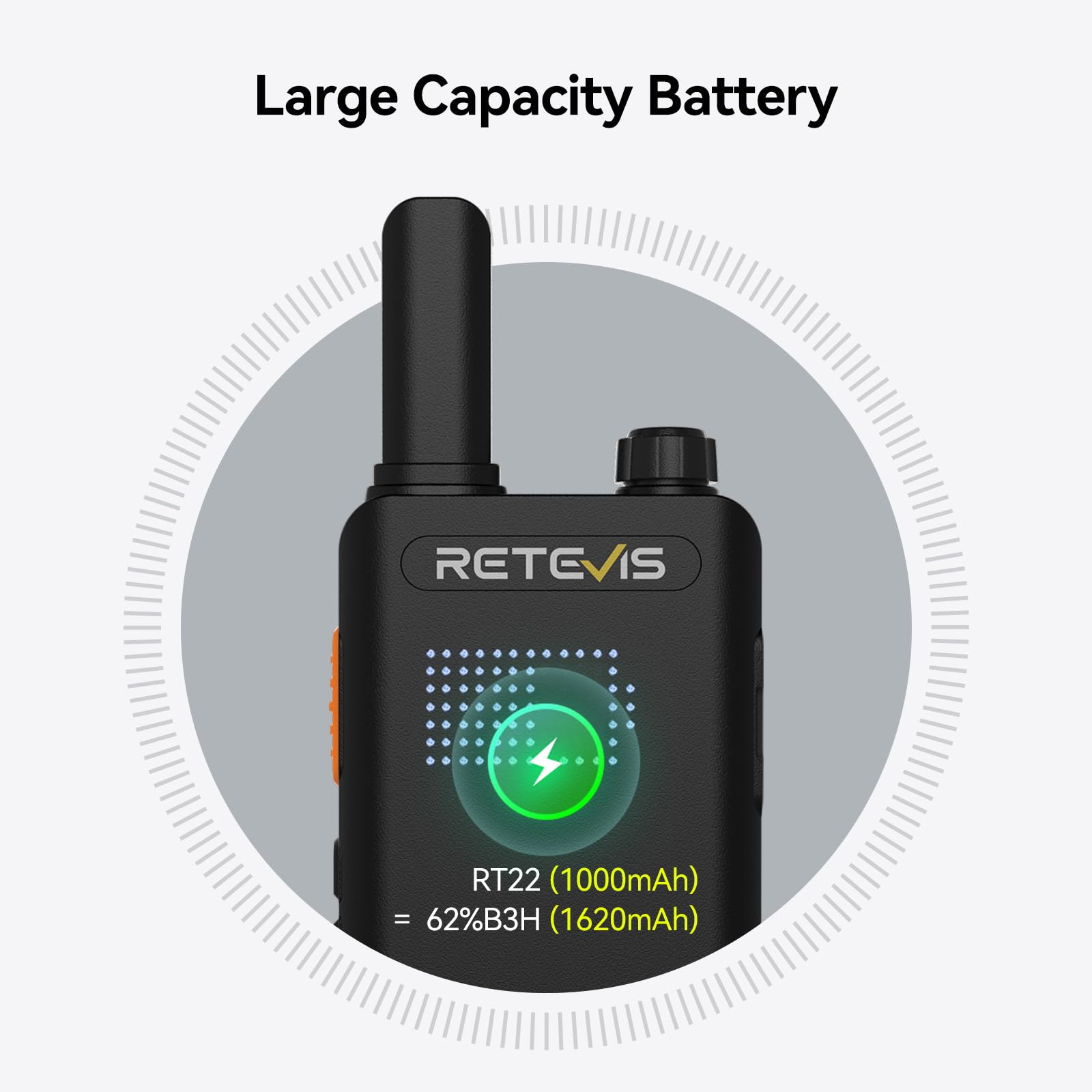 Foto 5 | Walkie Talkies Retevis B3h Recargables (rt22 De Tercera Generación), Paquete De 6 - Venta Internacional.