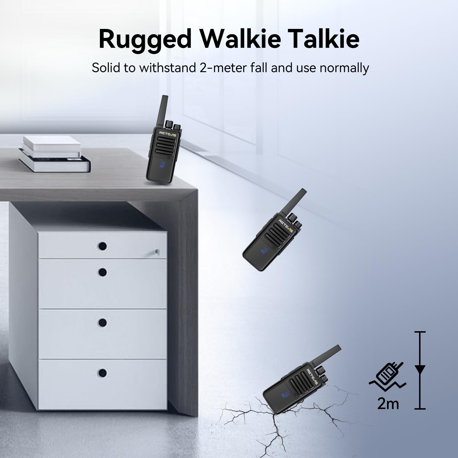 Foto 4 pulgar | Radio Bidireccional Retevis Rt68h, Walkie Talkies De Largo Alcance, Paquete De 10 - Venta Internacional.