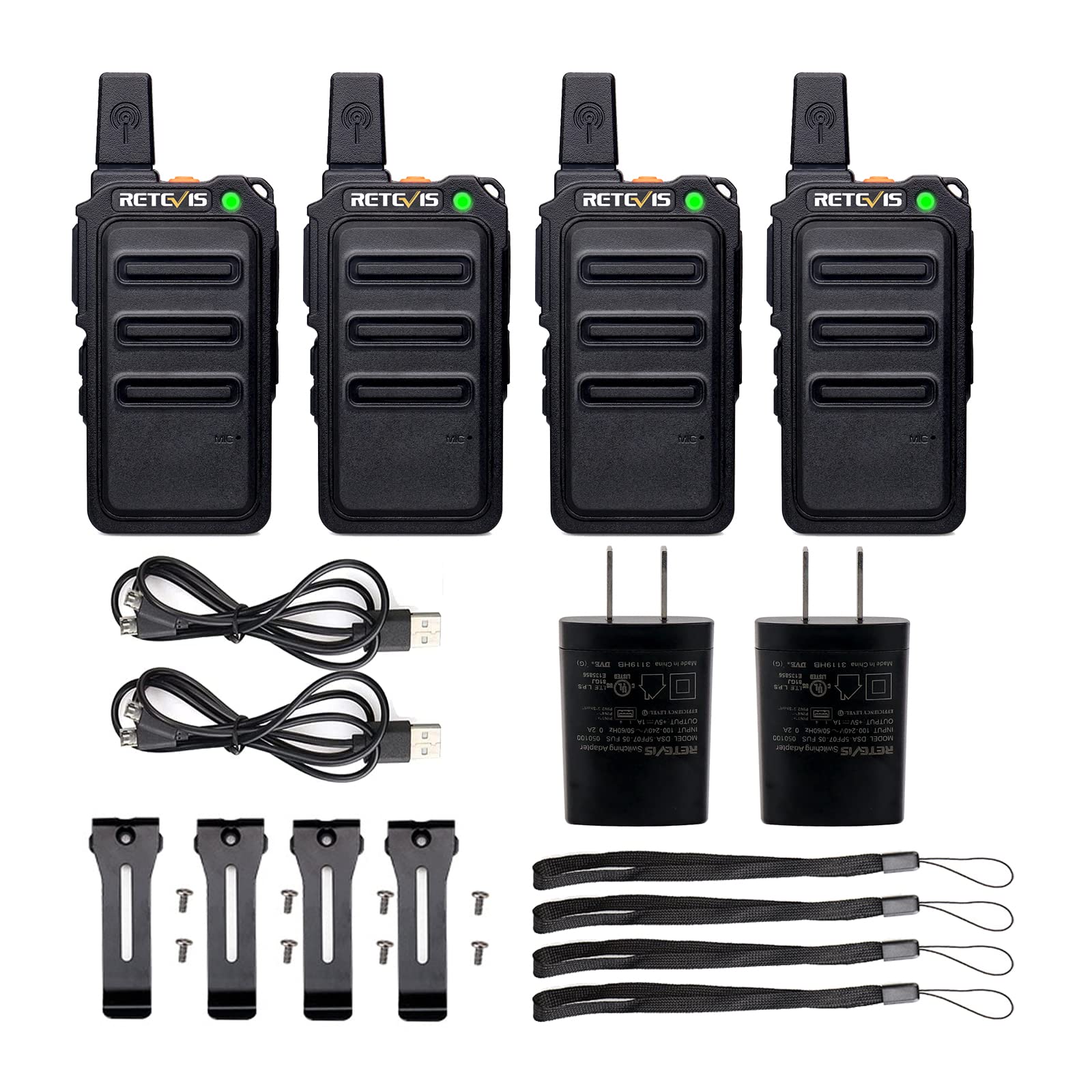 Foto 1 | Radios Bidireccionales Retevis Rt19 Batería Recargable De 1300 Mah (4) - Venta Internacional.