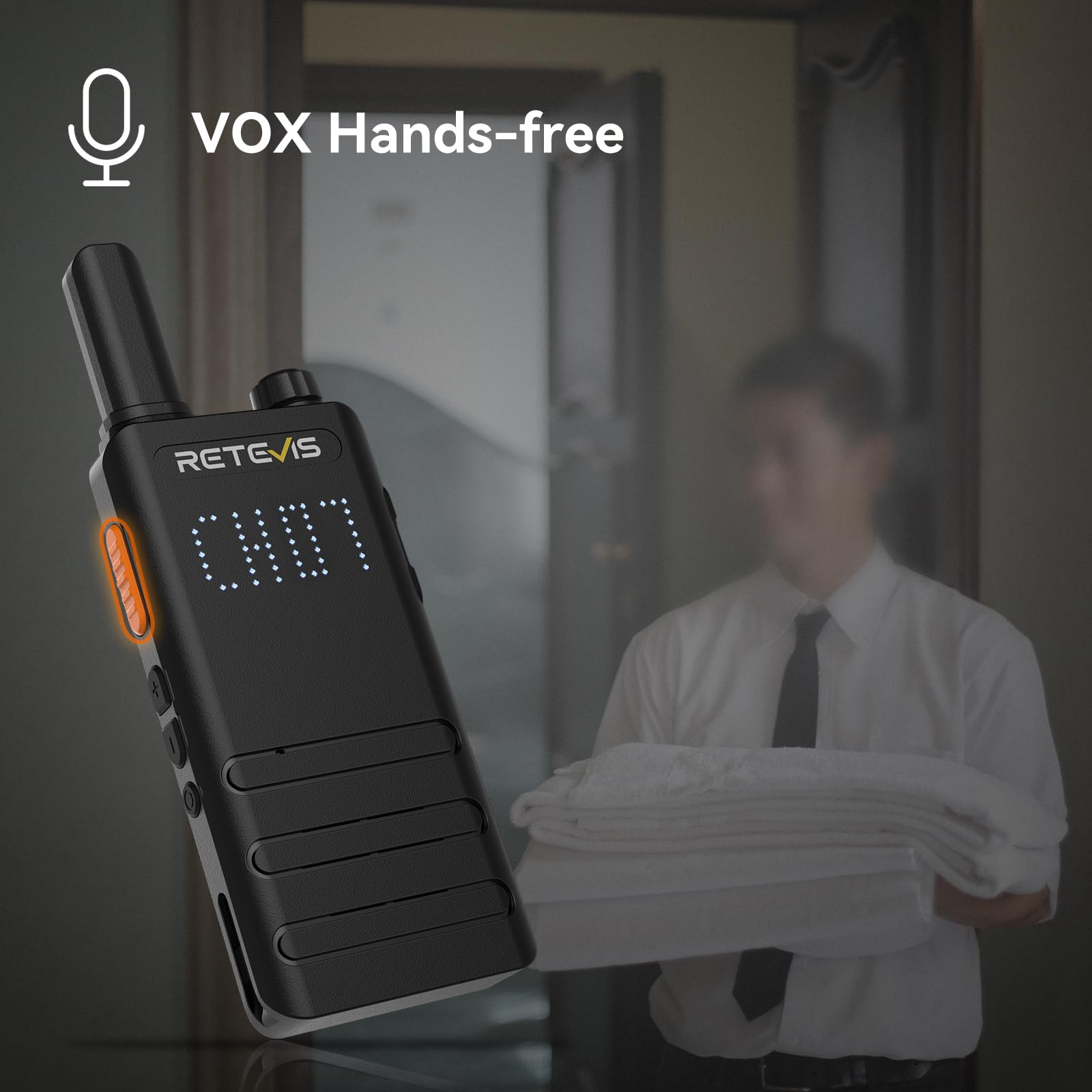 Foto 7 pulgar | Walkie Talkies Retevis B3h Rt22 (3.0), Paquete De 4 Con Accesorios - Venta Internacional.