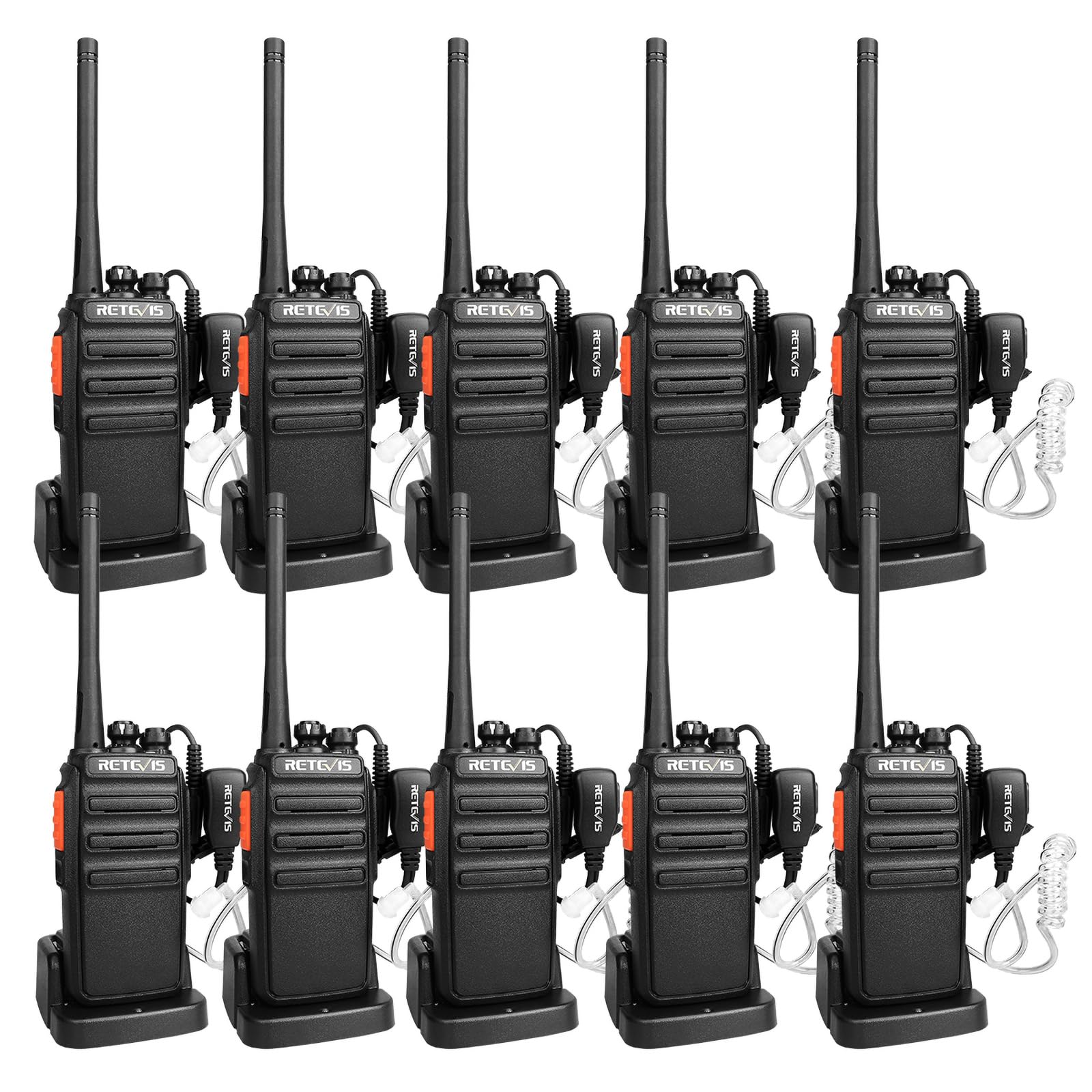Foto 2 pulgar | Walkie Talkies Retevis H-777s Para Adultos Con Auricular Y Micrófono (10) - Venta Internacional.