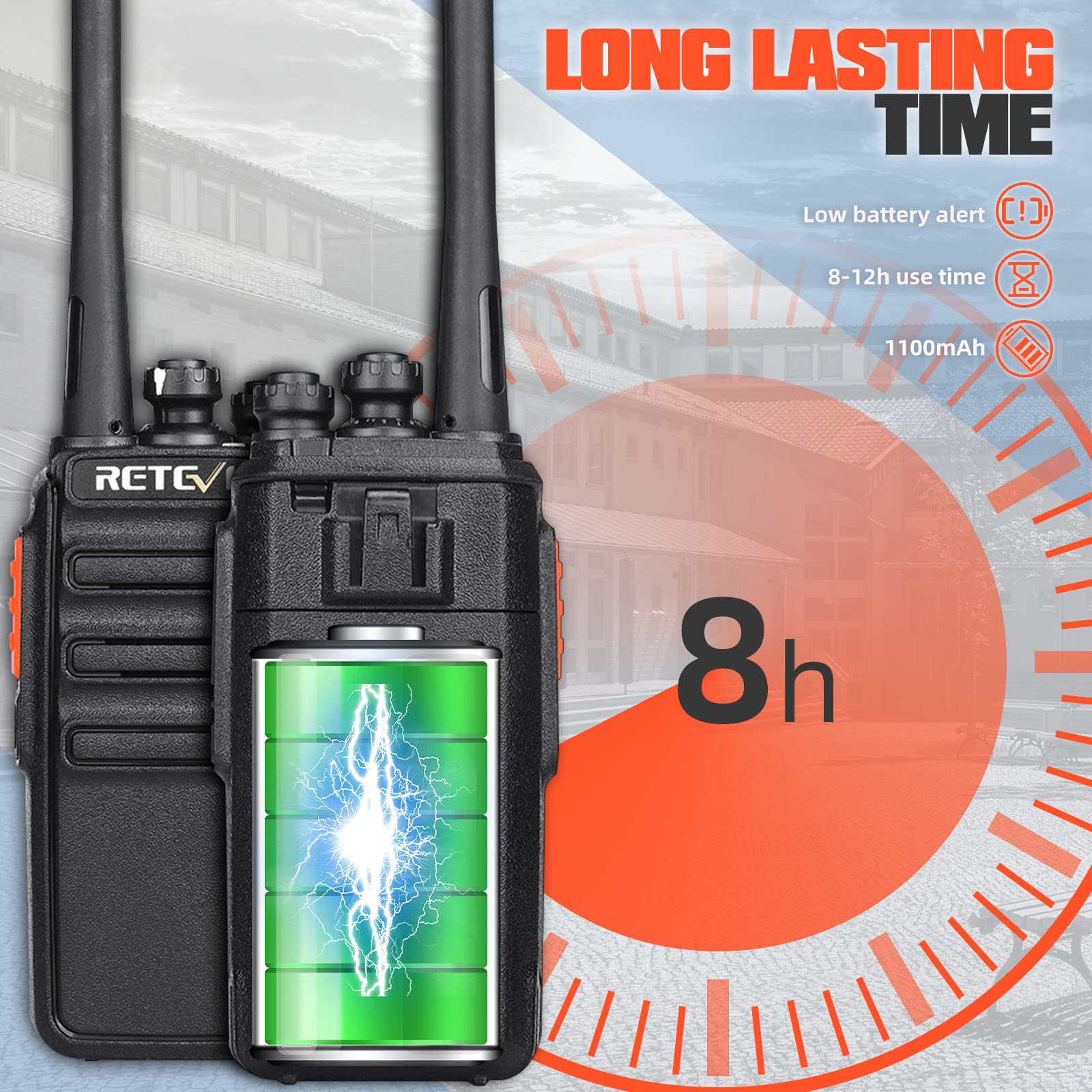 Foto 3 pulgar | Walkie Talkies Retevis H-777s Para Adultos Con Auricular Y Micrófono (10) - Venta Internacional.
